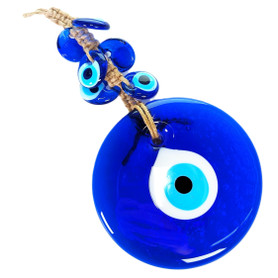 Evil Eye Celebration With Jute Macramé 5.5"x11"