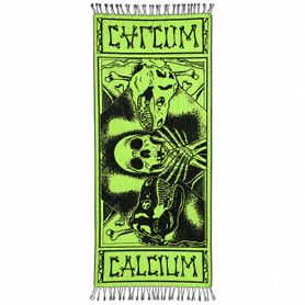 UV Reactive Scarf - Calcium Skull