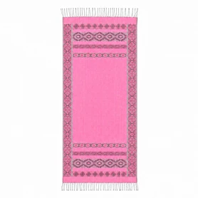 Neon Nomad UV Reactive Pashmina Maroon and Orange