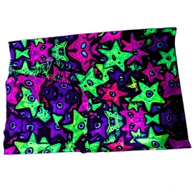 UV Reactive Scarf - Funky Stars (Copy)