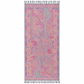UV Reactive Paisley Pashmina - Blues