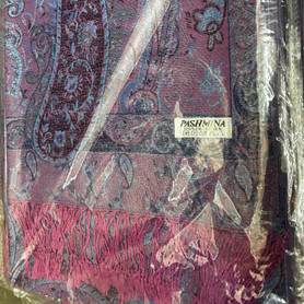 UV Reactive Paisley Pashmina - Pinks