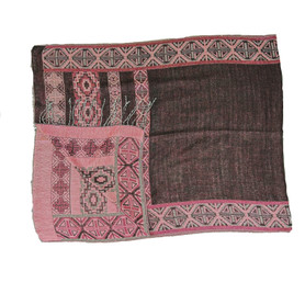 UV Reactive Paisley Pashmina - Pinks