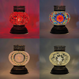 Crown Mosaic Candleholder Votive - 1 Count Assorted