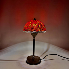 Mosaic Mushroom Desk Lamp 1 Count Assorted
