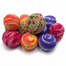 Retail-Ready Crochet Kick Bags – Assorted Colors with Individual UPCs Sold Individually