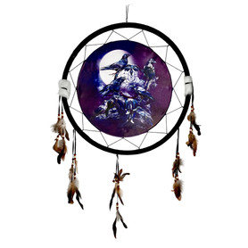 Midnight Ravens, 24" Dream Catcher