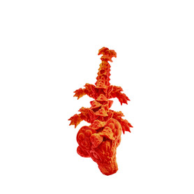 Articulated Mushroom Dragon – Flexible 3D Printed Fantasy Fidget Toy