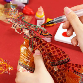 Paint your shadow puppets!  