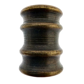 Threaded Coupling Connector for Turkish Mosaic Lamp Hardware – Approx. 9 mm Thread Diameter – Antique Brass