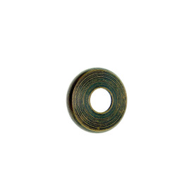 Round Metal Spacer Washer for Turkish Mosaic Lamp Hardware – Approx. 10 mm Center Opening – Antique Brass