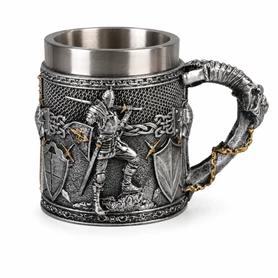 Medieval Crusader Knight Tankard Mug – 7" Wide (Copy)