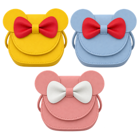 Cute Character Mini Purse – Assorted Bow, Animal Ear & Rainbow Designs