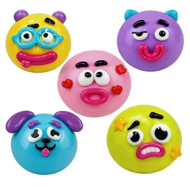 Smushers Fun face Squishy Toy 4"