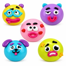 Smushers Fun face Squishy Toy 4"