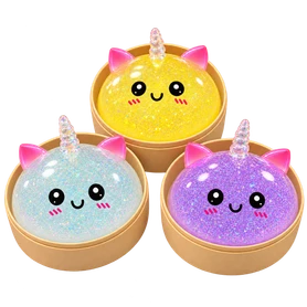 Squishy Unicorn Glitter Dumplings - 1 Pc Assorted (Copy)