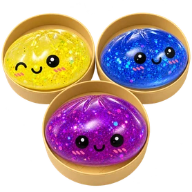 Squishy Glitter Filled Dumplings - 1 Pc (Styles May Vary) (Copy)