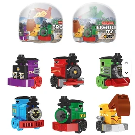 31–32 Piece Mini Train Building Block Set – Colorful Locomotive Construction Toy, Assorted Styles