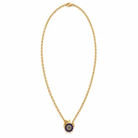 Luxury Rhinestone Evil Eye Necklace Collection – Disc & Hamsa Charms, Assorted Styles