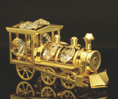 Gold Ornament Locomotive Gold Ornament Locomotive