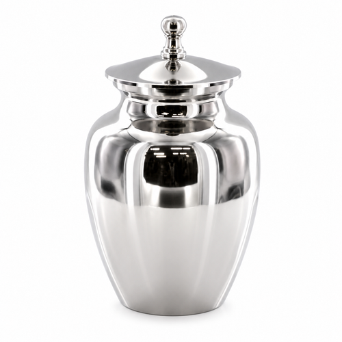 6" Urn W/ Nickle Finish