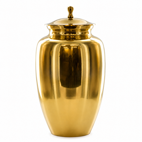 10" Urn W/ Antique Brass Finish