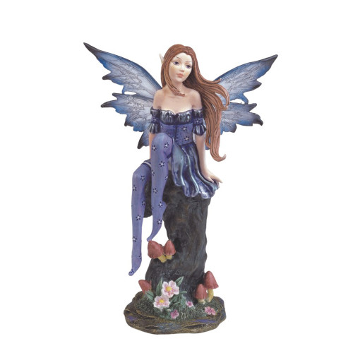 Fairy With Clear Wings, Purple 8" GS91258 Fairy With Clear Wings, Purple 8" GS91258