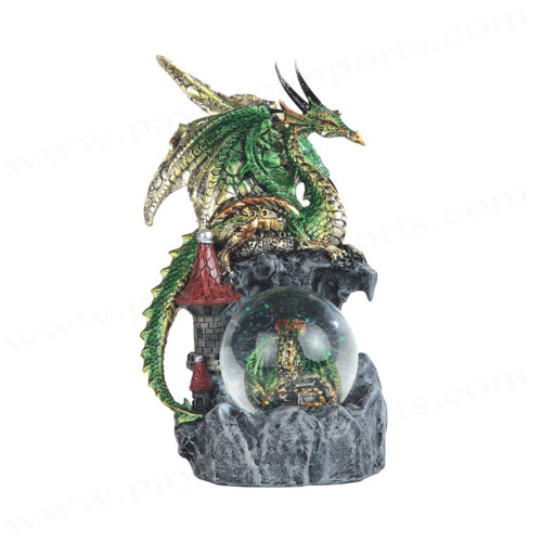 Dragon With Ball, Green 8"H GS71505 Dragon With Ball, Green 8"H GS71505