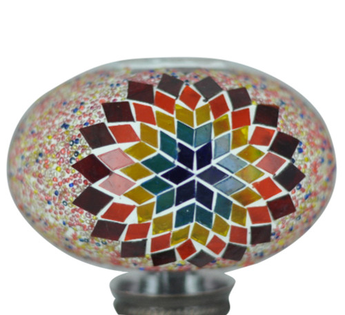 Turkish Mosaic Lamp Shade - B3 - Rainbow - Style 2 Turkish Mosaic Lamp Shade - B3 - Rainbow - Style 2