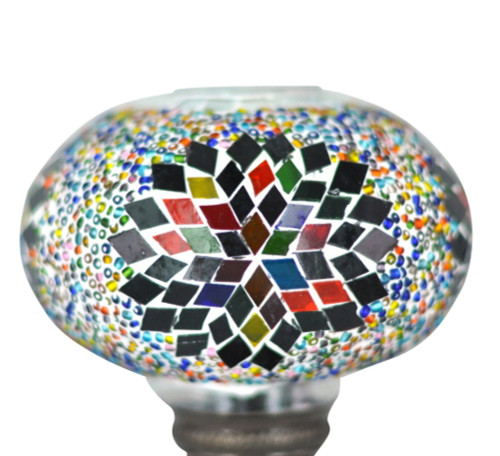 Turkish Mosaic Lamp Shade - B3 - Rainbow - Style 3 Turkish Mosaic Lamp Shade - B3 - Rainbow - Style 3