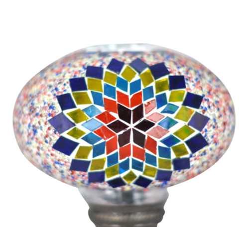 Turkish Mosaic Lamp Shade - B3 - Rainbow - Style 4 Turkish Mosaic Lamp Shade - B3 - Rainbow - Style 4