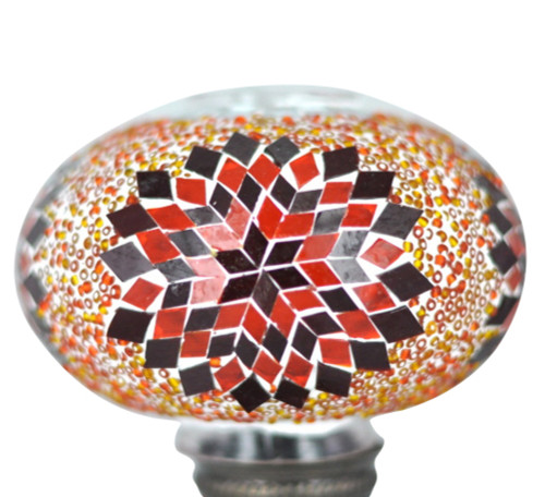 Turkish Mosaic Lamp Shade - B3 - Orange - Style 1 Turkish Mosaic Lamp Shade - B3 - Orange - Style 1