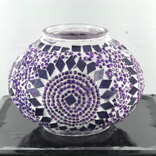 Turkish Mosaic Lamp Shade - B2 - Purple - Style 1 Turkish Mosaic Lamp Shade - B2 - Purple - Style 1