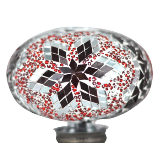 Turkish Mosaic Lamp Shade - B3 - Red - Style 1 Turkish Mosaic Lamp Shade - B3 - Red - Style 1