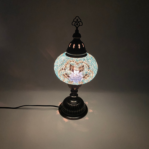 色絵油つぼ　MA536 Turkish Mosaic Table Lamp - 6
