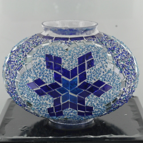 Turkish Mosaic Lamp Shade - B3 - Turquoise - Style 1 Turkish Mosaic Lamp Shade - B3 - Turquoise - Style 1