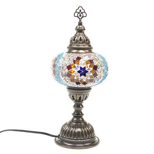 色絵油つぼ　MA536 Turkish Mosaic Table Lamp - 6