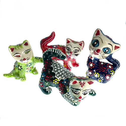 Ornery Medium Nimet Porcelain Cat (Assorted Colors & Poses) Ornery Medium Nimet Porcelain Cat (Assorted Colors & Poses)