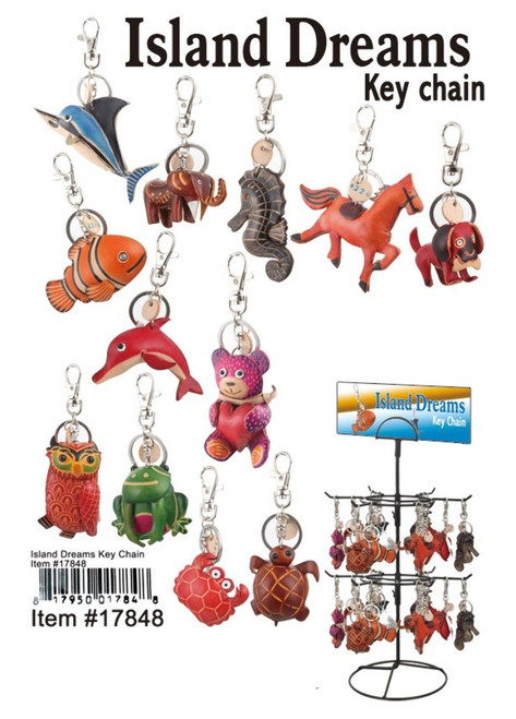 Leather Animal Keychain Leather Animal Keychain