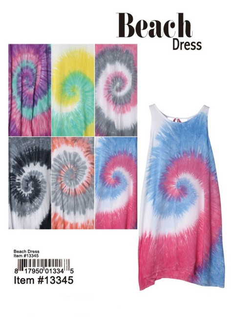 Tie Die Beach Dress Tie Die Beach Dress