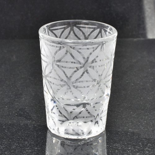 Sacred Geometry Laser Engraved Libbey 5126 2oz Shot Glass (Full Wrap) Sacred Geometry Laser Engraved Libbey 5126 2oz Shot Glass (Full Wrap)