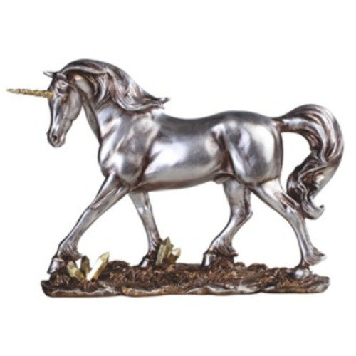 14 1/2" Silver Unicorn GS92057
