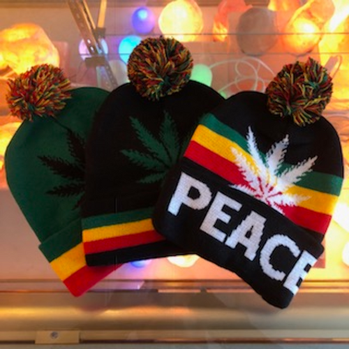 Rasta Colored Weed Winter Hat (Assorted Styles) Rasta Colored Weed Winter Hat (Assorted Styles)