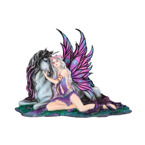 Fairy Purple  w/ Unicorn 14 1/2"W Fairy Purple  w/ Unicorn 14 1/2"W