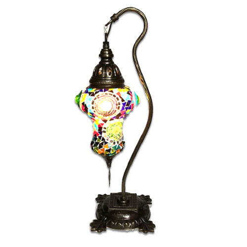 Pear Shaded Turkish Mosaic Camel Table Lamp 9"x16.25" - DBP - Assorted Pear Shaded Turkish Mosaic Camel Table Lamp 9"x16.25" - DBP - Assorted