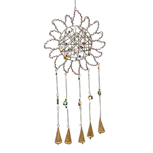 Glittery Silver Wind Chime