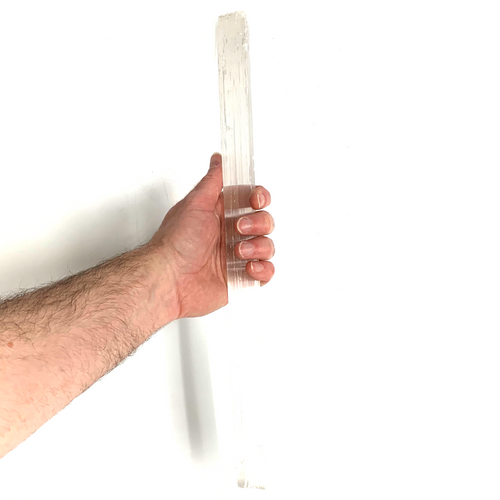 Selenite Rough Wand 40cm 15" Selenite Rough Wand 40cm 15"