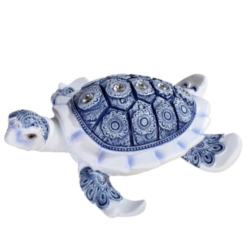 GS90180 Sea Turtle in Blue/White 6" wide GS90180 Sea Turtle in Blue/White 6" wide