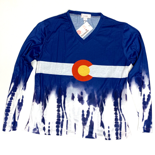 Colorado Long Sleeve Tie Dye in Cotton Medium Colorado Long Sleeve Tie Dye in Cotton Medium