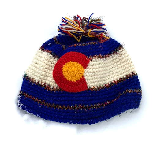 Messy Colorado Pom-Pom Wool Hat with Fleece Lining Messy Colorado Pom-Pom Wool Hat with Fleece Lining